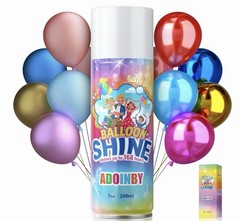 ADOINBY Balloon Shine Spray 7oz 200ml Multicolor for Party Balloons