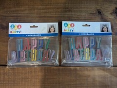 11 PC Mermaid Party Supplies, New (Tablecloths, Balloons, Napkins, Headbands)