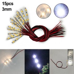 15pcs For Pre Wired White Strip Led For SMD LED Light Flexible 12V ~ 18V New