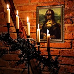 Halloween Party Decorations 12 Pieces Disposable Haunted Pictures Gothic Manor