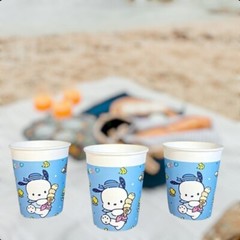 250ml Sanrio Hello Kitty 50 Pc Thick Disposable Paper Cups All Occasion Birthday