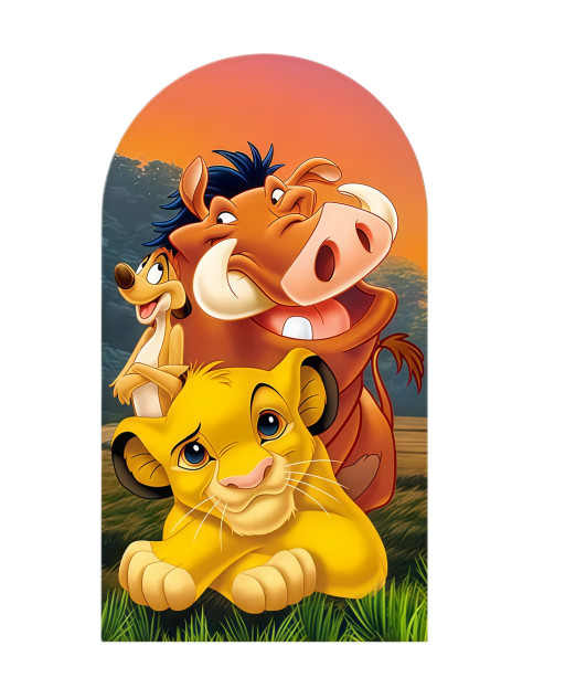 Lion King Arch Backdrop Cover Birthday Party Photo Background Banner Prop Decor