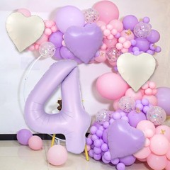 light purple numer balloon (Number 19)