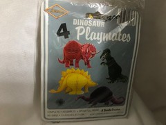 Vintage Beistle 4 pk Dinosaur playmates