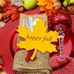 Large Autumn Thanksgiving Maple Paper Leaf Cutouts Glue Points 135 Pack 4 Inch