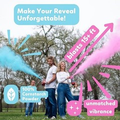 Blue Baby Gender Reveal Fire Extinguisher Eco-Friendly Powder Spray