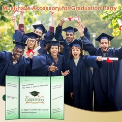 2026 Graduation Memory Book – Elegant Autograph Sign-In with Gold Embossing
