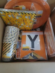 Construction Party Pack 50 Piece Set By Tiny Mills Construction Zone Theme