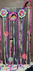 Dora The Explorer Birthday Door Hanging Streamer Banner With Frames