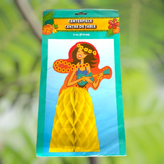 Party Table Supplies Tropical Beach Luau Birds of Paradise 3 Piece Set