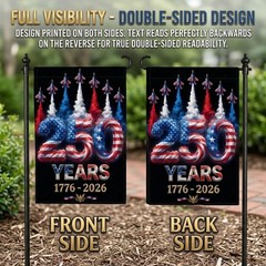 250th Anniversary American Garden Flag – Patriotic Decor for Independence Day