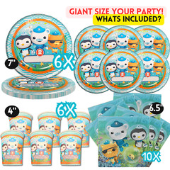 OCTONAUTS Tablewave Party Supplies happy birthday centerpiece decoration