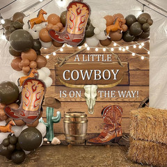 Western Boot Balloons Wild West Birthday Bachelorette Theme Party 2 Pcs | Wester