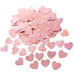 200pc Heart Confetti, Rose Gold, Table Scatter, Wedding,Valentines,Bridal Shower