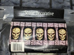 Amscan Scene Setters Border Roll Scary Skulls 1 NEW 50ft Roll/ 1 25ft Dungeon