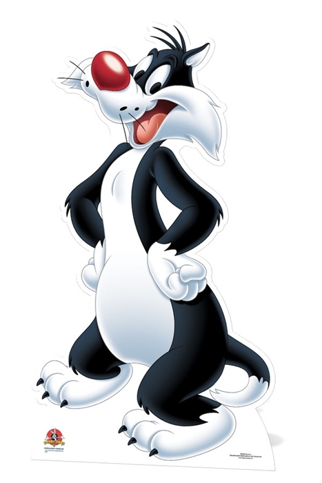 Sylvester the Cat Cartoon Cardboard Cutout Stand up Great for themed Parties!