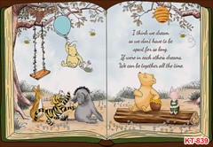 Winnie the Pooh Backdrop Baby Shower Happy Birthday Photo Background Banner