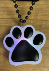 Dog Pawprint Light Necklace Multi-Color Stroller Hanging LED NEW-See Video