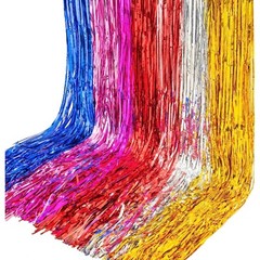 2M-3M Foil Fringe Tinsel Curtains Shimmers DOOR For Birthday wedding anniversary