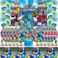 Monsters University Party Supplies Set Plates Balloons Cake Toppers Banner