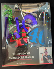 40th Birthday All In One Celebration Kit (6 Pieces)