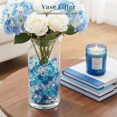 Assorted Blue Ice Rocks 150 pcs for Aquarium and Vase Stability
