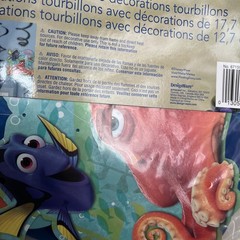 Disney Pixar Finding Dory Swirl Hanging Decorations 12 Pcs New, Party Supply