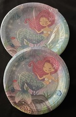 Mermaid Birthday Party Decorations + 16 Pc Tableware