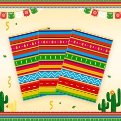 Hxezoc 3 Pack Cinco De Mayo Printed 54 x 108 inches,