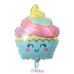 Large Cute Ice Cream Candy Foil Balloons Birthday Decoration Balloon Home Decor