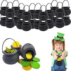 Black Candy Cauldron Kettles, Party Decoration Supplies, St. Patrick’S 3″ Inches