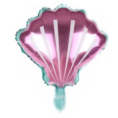 Mermaid Tail and Shell Balloon Set for Magical Under the Sea Parties