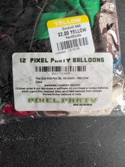 Minecraft Party Supplies Bundle 1 Tablecloth, 1pk Balloons, 2 Pks Wrapping Paper