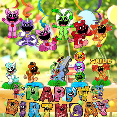 Smiling Plushy Tableware party supplies decoration balloons birthday centerpiece