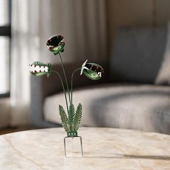 Rust Resistant Metal Flytrap For Sculpture for Outdoor Garden Yard Lawn Decor