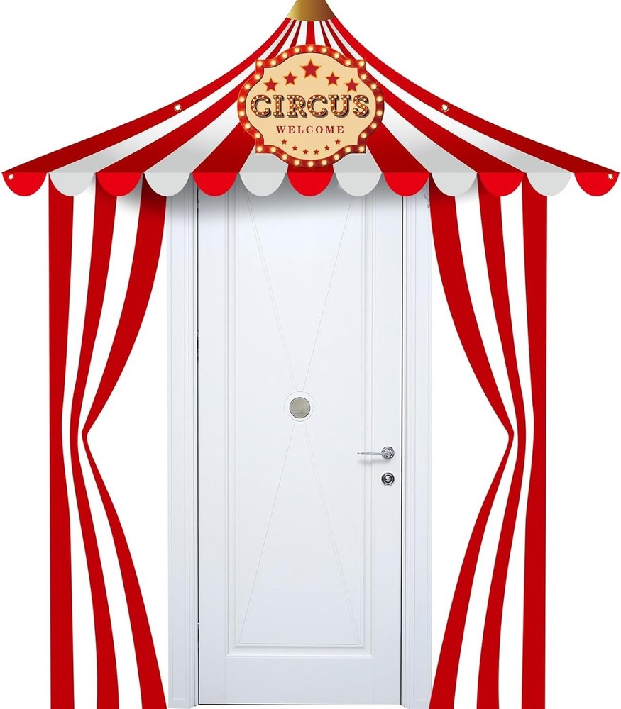3 Pcs Circus Tent Decorations Carnival Circus Theme Party Decorations Carniva…