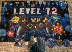 Level 12 Gaming Happy Birthday Party Pack