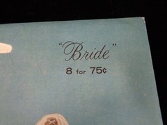 Vintage Hallmark Plans-A-Party BRIDE Nut Cups – Set of 8 – New Old Stock