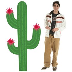 SAGUARO CACTUS 5′ 11″ Tall CARDBOARD CUTOUT Standup Standee Poster Nature Prop