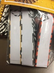 Spritz 3-Count Paper Fans & 20-Paper Straws Animal Print Lot Of 8 Packs Mixed