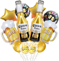 12Pcs Corona Beer Mug Themed Party Supplies, Men Women Boys Girls Birthday Party