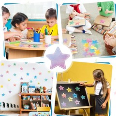 108 PCS 3.5 Inch Star Cutouts Paper Bulletin Board Decoration Teacher DIY