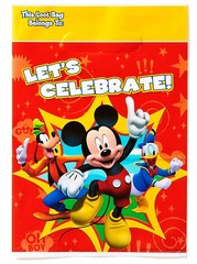 DesignWare Disney MICKEY MOUSE CLUBHOUSE – 56 Loot Bags, 16 Invitations