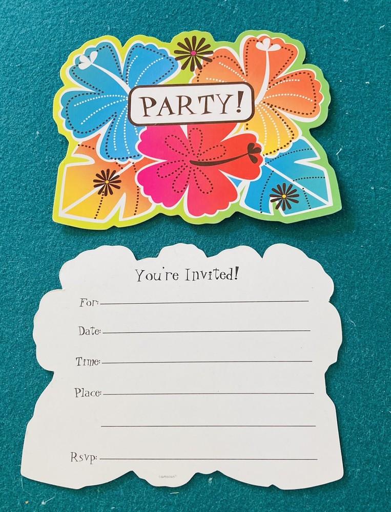 Party Invitations. 16 Fun Festive You’re Invited Party Invitations. Brand New!