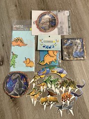 Dinosaur Birthday Party Decorations Lot Banners Table Cover & More