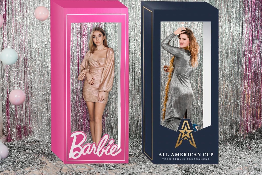 Doll Box Photo Booth, Pink Photo Booth, Personalized Photo Boot 5ft, Party decor