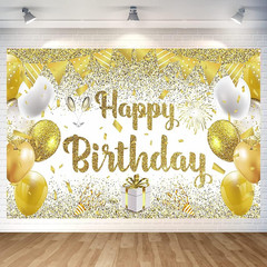 Baseball Birthday Party Backdrop Baseball Themed Happy Birthday Banner Photograp