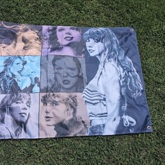 Taylor Swift 3×5 Flag Backdrop Music Star Birthday Party Photo Background Banner