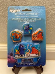 Disney Pixar Finding Dory Birthday Party Cake Candles Set of 4 Pcs