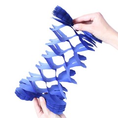 Navy Blue Silver White Party Decorations-Men Boys Birthday Hanging Streamers …